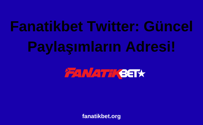Fanatikbet Twitter